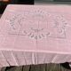 New rectangular tablecloth AG hand-embroidered 196X174cm