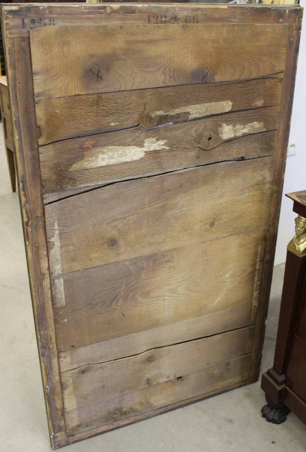 Bistro Mirror in Brass XIX