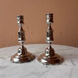 Zinc Candlesticks La Vieille Montagne