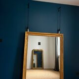 Old mirror 148.5cm/115.5cm mercury glass