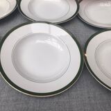 6 hollow plates XIX century Villeroy and Boch