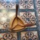 Wood tripod harness and formica 60's