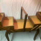 Vintage sewing cart