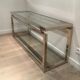 Large chrome console