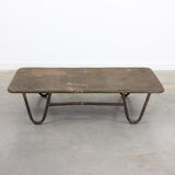 Industrial metal coffee table