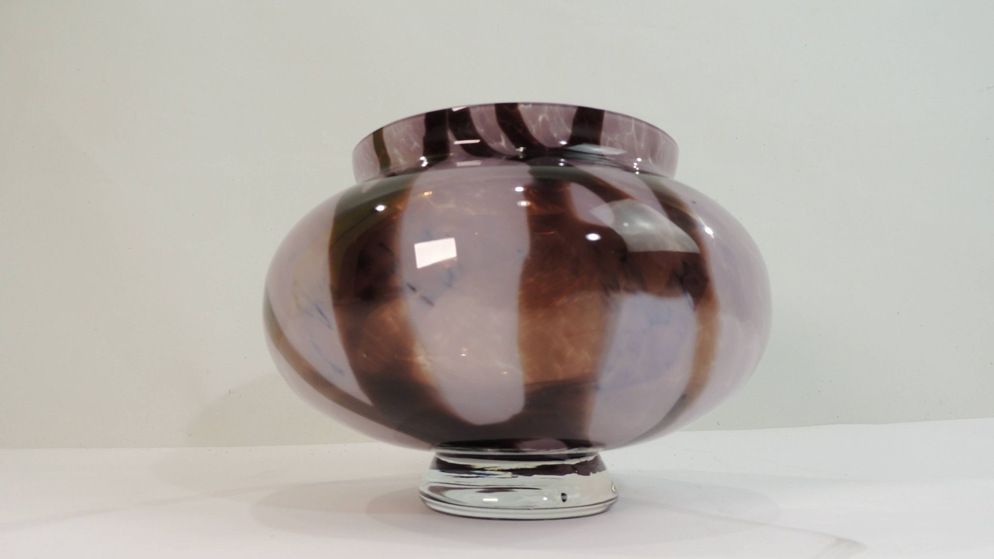 Blown glass vase / Antique Murano style glass vase