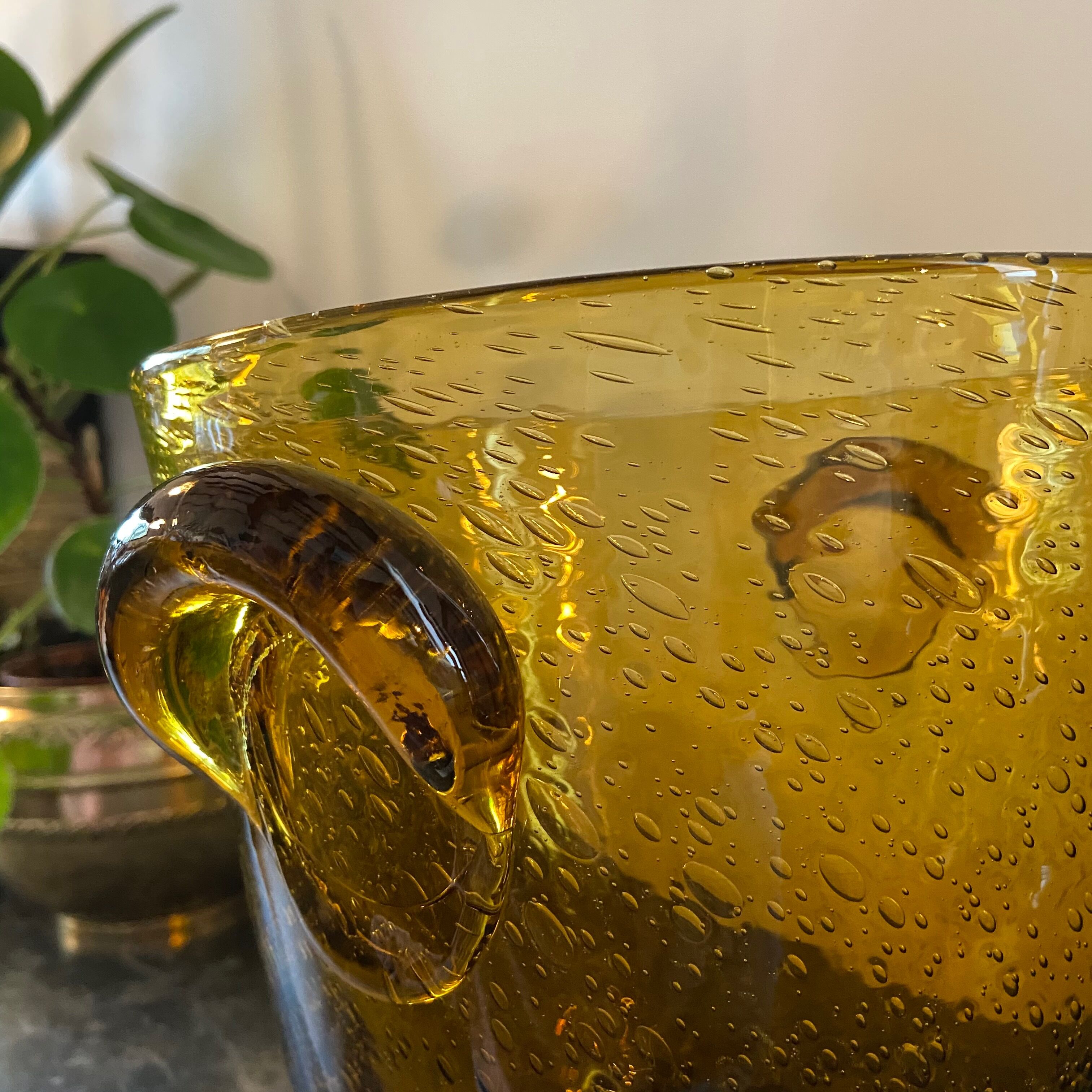 Biot glasswork champagne bucket
