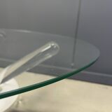 Murano glass arlequin coffee table by Maurice Barilone, 1980s