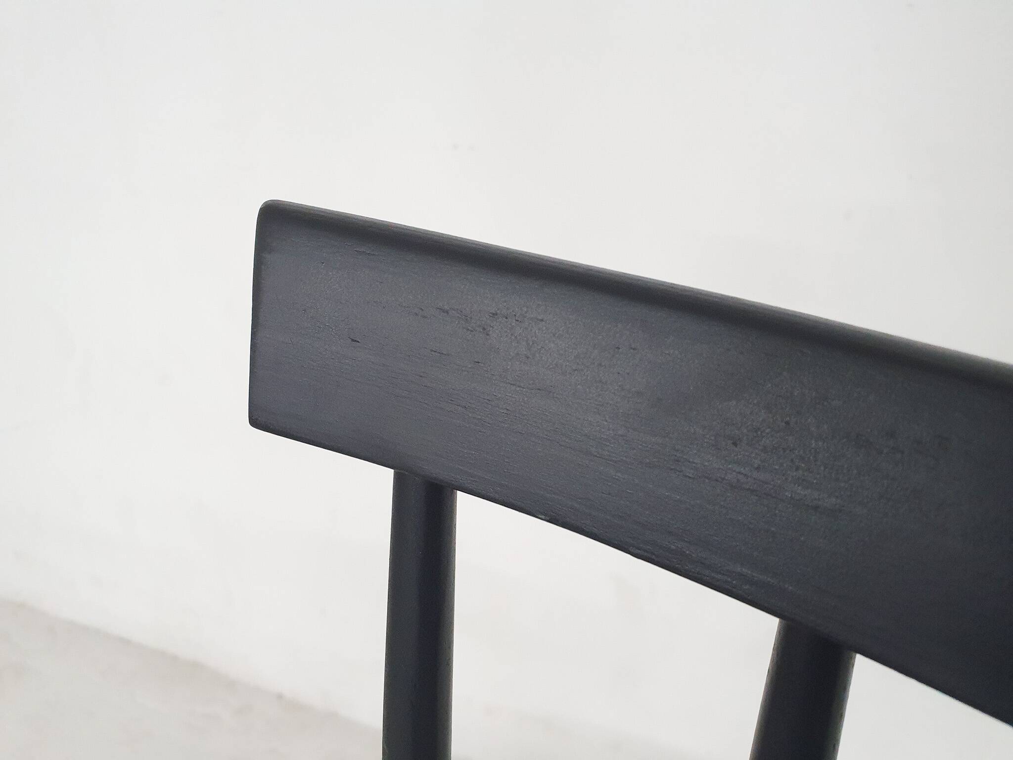 Poul M. Volther J46 spindle back chairs for FDB Mobler, Denmark, 1956