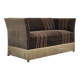 1970s, Danish 2 seater sofa, original condition, green velour, beech wood legs.