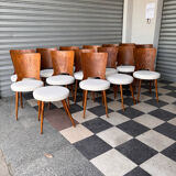Set of 14 Baumann bistro chairs