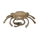 Vintage solid brass crab