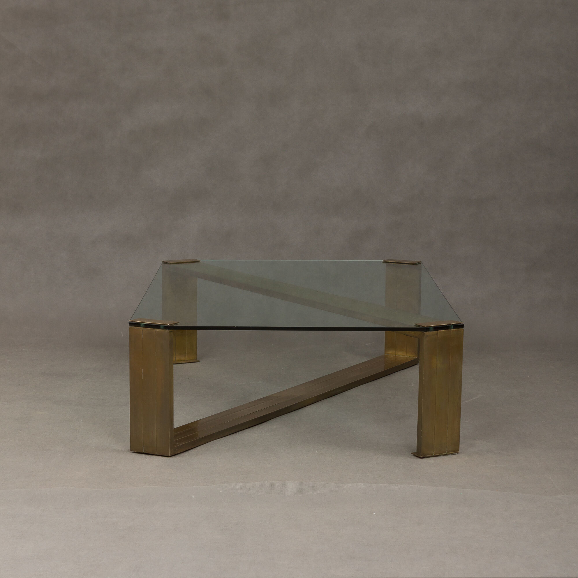 Romeo Rega brass coffee table
