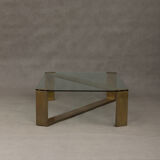 Romeo Rega brass coffee table