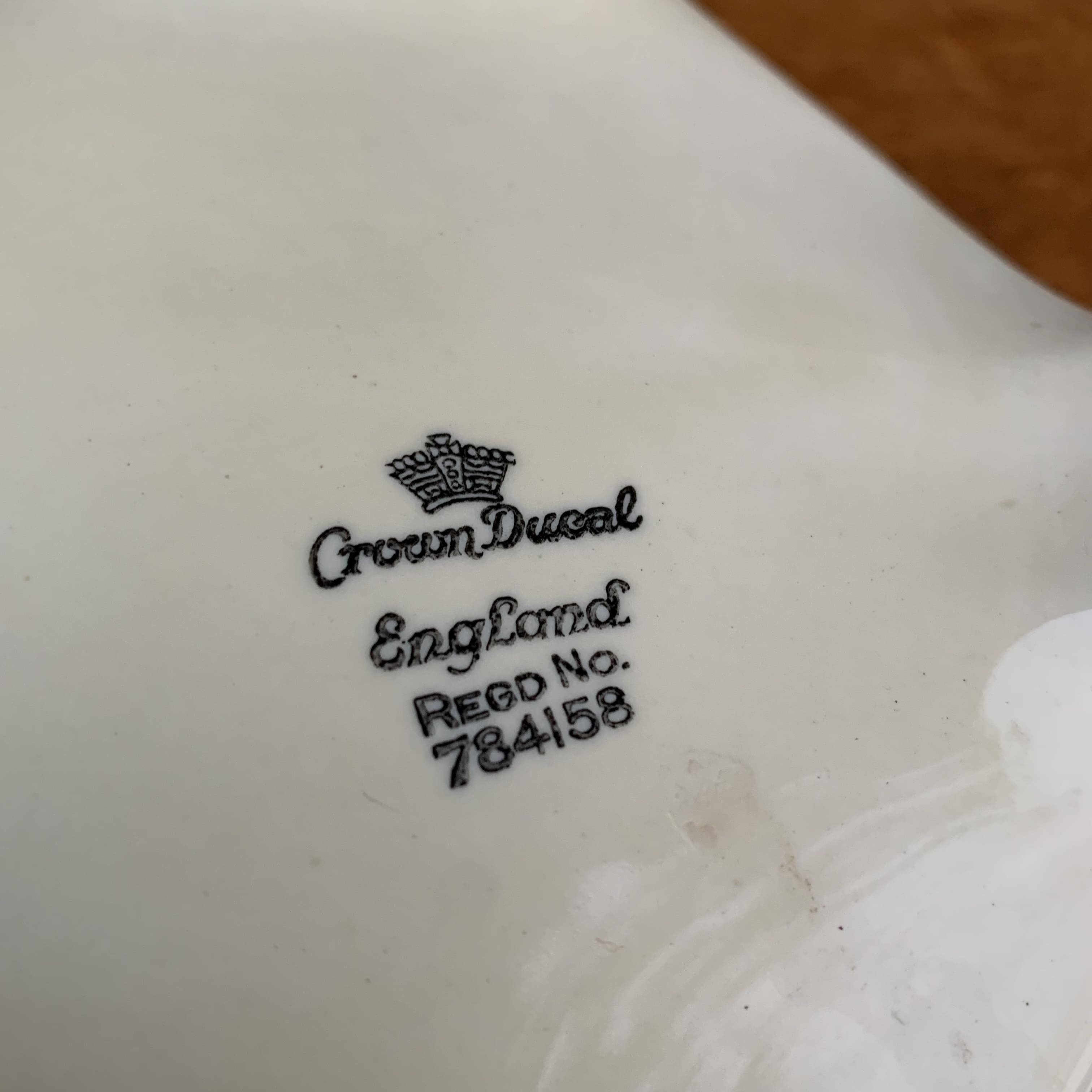 Soupière vintage anglaise