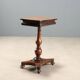 Small antique wooden table with drawer, Italy, 19th century.
