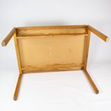 Table à manger en chêne et liège de design danois des années 1970