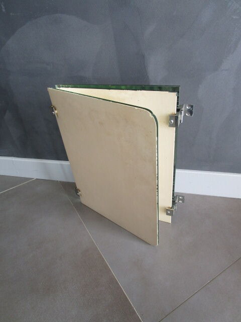 Old wall triptych mirror