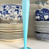 Vase, soliflore en opaline bleu ciel