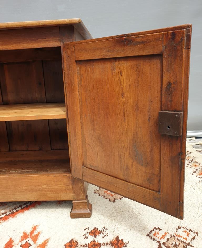 Norman countryside buffet in solid cherry wood nineteenth