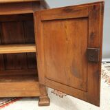 Norman countryside buffet in solid cherry wood nineteenth