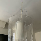 Vintage suspension in opaline and plexiglass