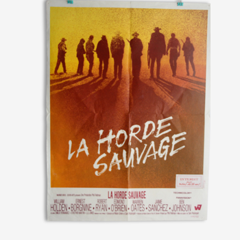 Affiche "La Horde sauvage"