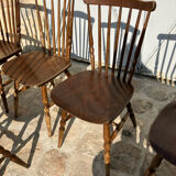 Set of 7 Baumann Tacoma bistro chairs