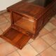 Solid wood coffee table signed "Doussiere"