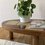 Coffee table in the style of Roger Capron