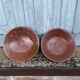 Two glazed earthenware dishes, Tian Provençal pottery.