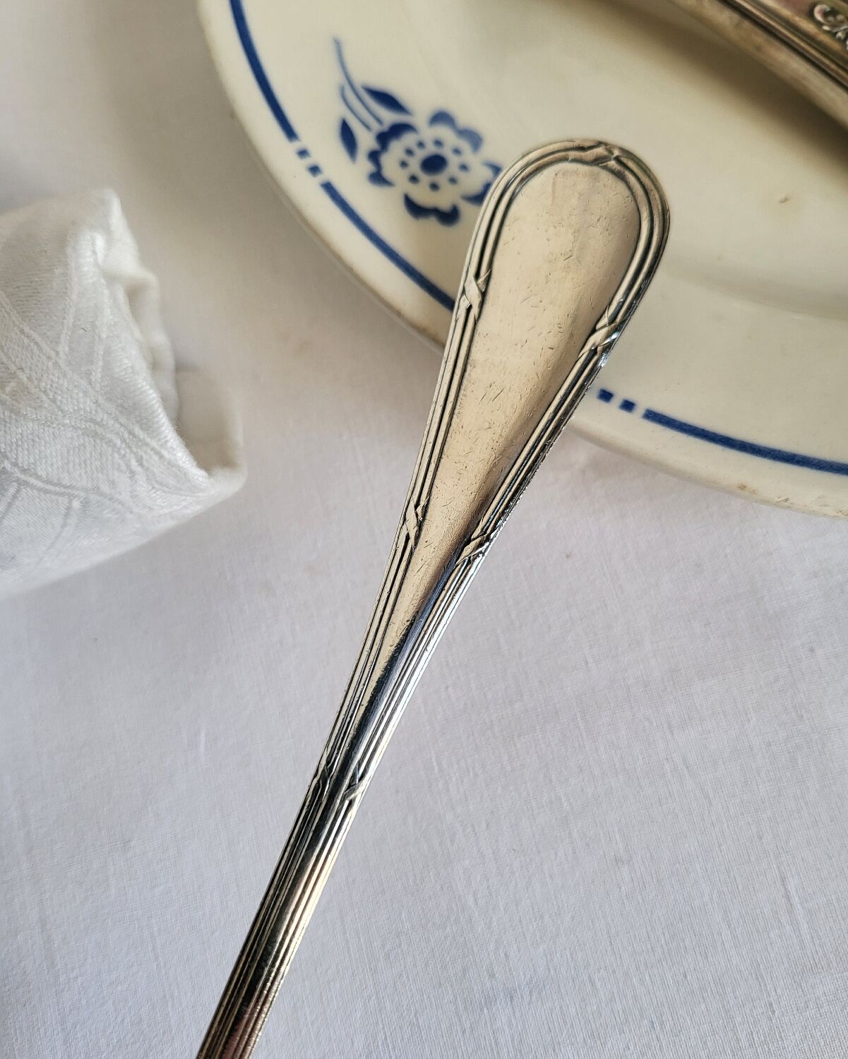 Silver Metal Sauce Ladle