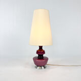 Mid century danish table lamp by holmegaard, 1960s