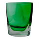 Green sommerso vase by seguros, Murano glass, Italy, 1980
