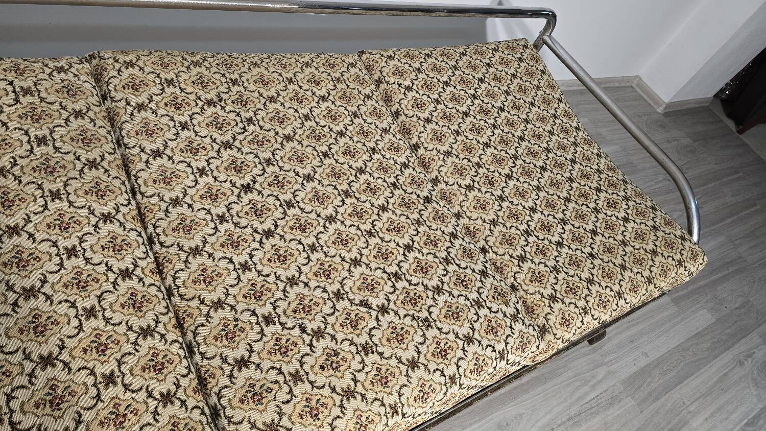 Bauhaus Chrome Sofa by Robert Slezak for Slezak Factories, 1930s