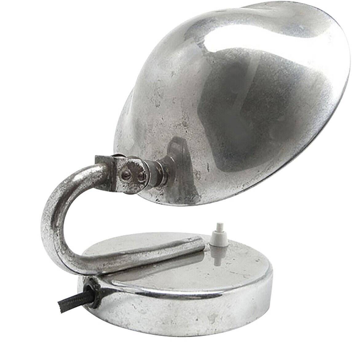 Chrome-plated metal table lamp by J. Hurka for Napako, Czechoslovakia, 1950s
