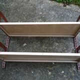 Modular metal wall shelf, vintage 80s