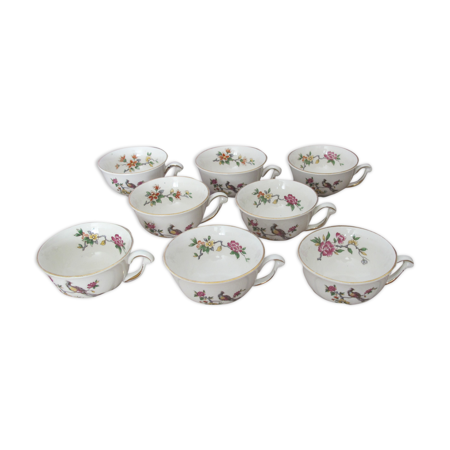 Saint Amand vintage 8 cup set