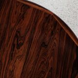 Midcentury Danish extendable round dining table in rosewood by VV Møbler 1960s