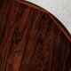 Midcentury Danish extendable round dining table in rosewood by VV Møbler 1960s