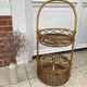 Desserte bar en rotin vintage