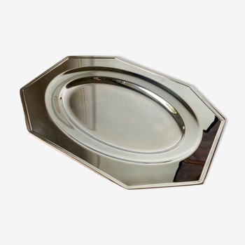 Saint-Hilaire silver metal tray