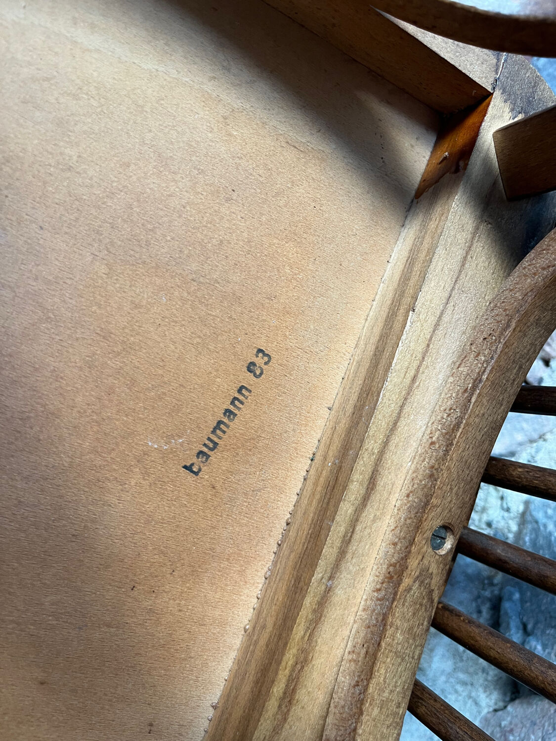 Paire de chaises bistrot Baumann