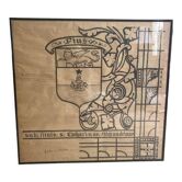 Framed drawing stained glass project