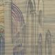 Painting interior design Notre-Dame de Paris stained glass