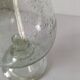 Blown glass bubble photophore, baluster shape – workshop spirit