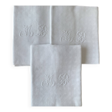 Lot of XIX Napkins