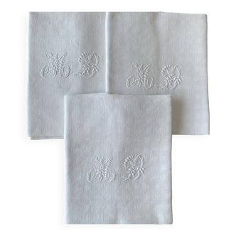 lot de Serviettes XIX