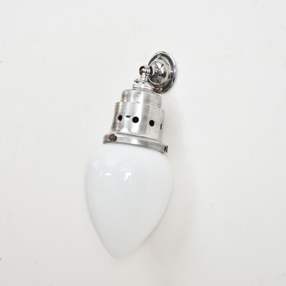 Antique GECoray Opaline Wall Light