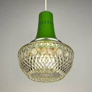 Green suspension light in mid-century style by Targetti Sankey, 1960s.